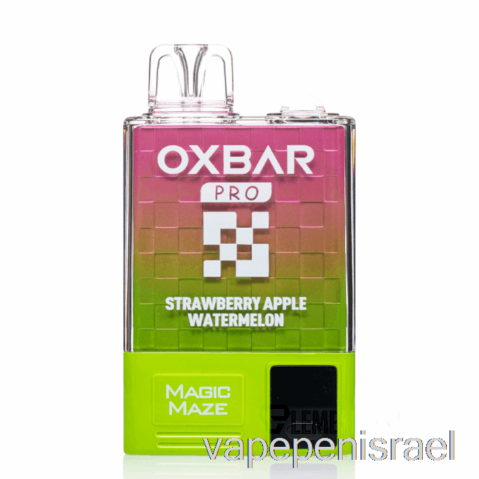 חד פעמי Vape Israel Oxbar Magic Maze Pro 10000 חד פעמי תות תפוח אבטיח - מיץ תרמילים